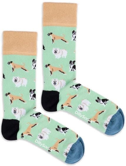DillySocks Socken Dog Squad aus Biobaumwoll-Mix