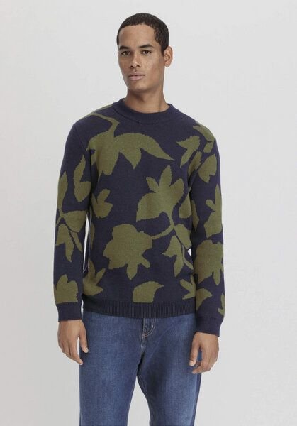 Thumbnail - hessnatur Pullover Jacquard Regular aus reiner Bio-Baumwolle mit Bio-Merinowolle