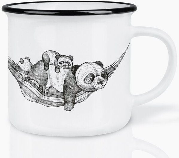 LIGARTI Keramiktasse – Panda Pause