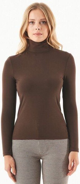 ORGANICATION Langarmshirt aus LENZING ECOVERO mit Rollkragen