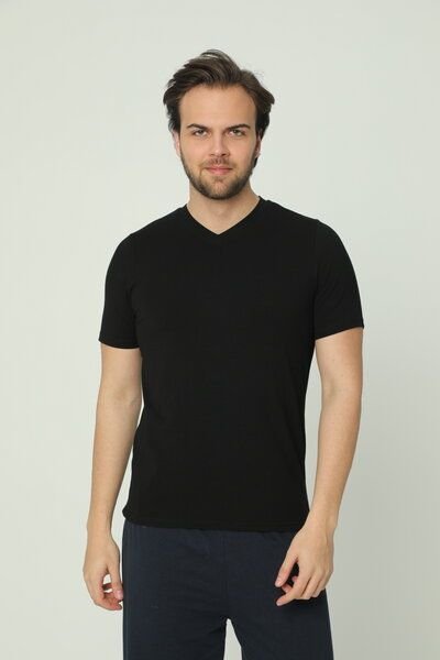 Bruno Barella "3er Pack" GOTS zertifizierte Biobaumwolle Herren T-Shirt