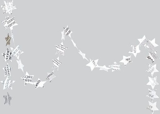 renna deluxe STERN Girlande aus Papier