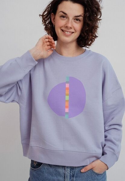Kultgut Artdesign - Biofair- Pulloversweater im Boxistyle / Over The Rainbow