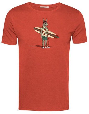 GREENBOMB Animal Donkey Surf Guide - Sportliches T-Shirt aus Bio-Baumwolle / hochwertiger Print / GOTS / Fair & Vegan