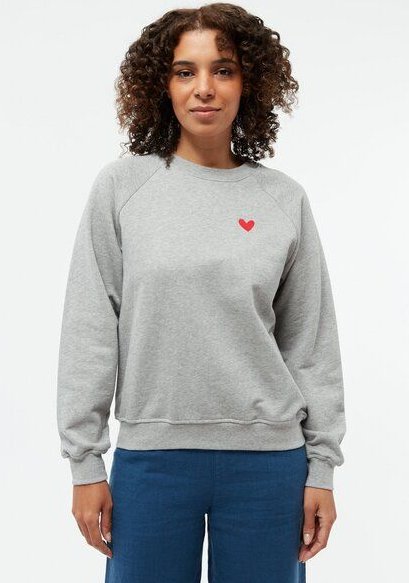 Givn Berlin Sweater GBYARA (Heart) aus Bio-Baumwolle mit Stickerei