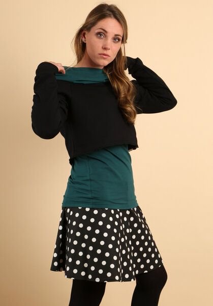 Die rote Zora Damen Kurzsweater aus Bio-Baumwolle