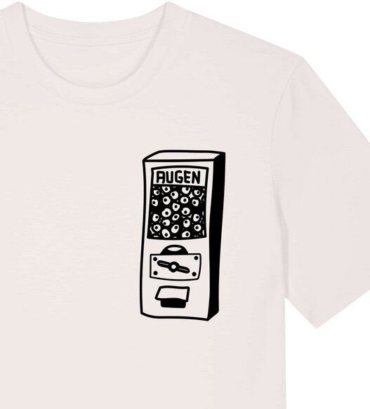 päfjes Der Augen Automat - Kaugummiautomat - Fair Wear Unisex Bio T-Shirt