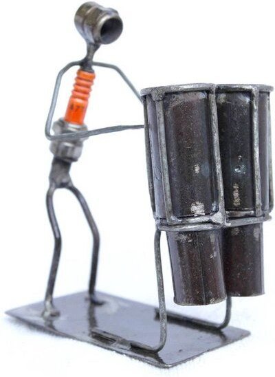 Moogoo Creative Africa Zündkerzen-Figur | verschiedene Musiker:innen | Upcycling Handmade