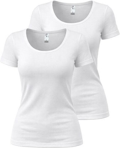 Haasis Bodywear Damen CLASSIC 1/2 Arm Shirt, 2er Pack, Bio Baumwolle