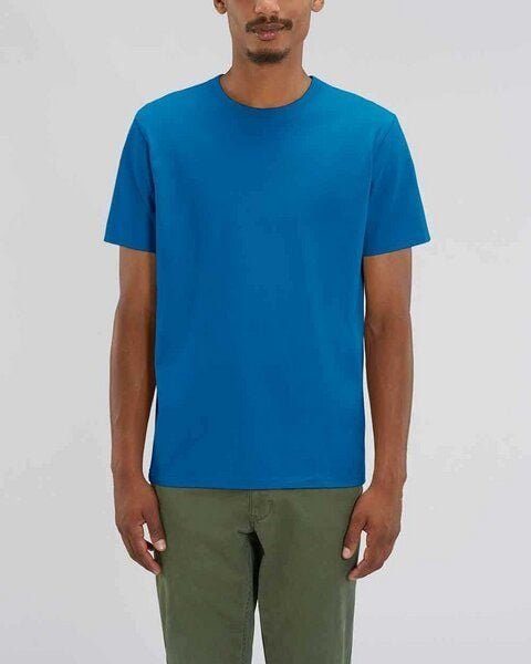 YTWOO Herren schweres Bio T-Shirt. Männer Premium Basic Shirt. Heavy Cotton