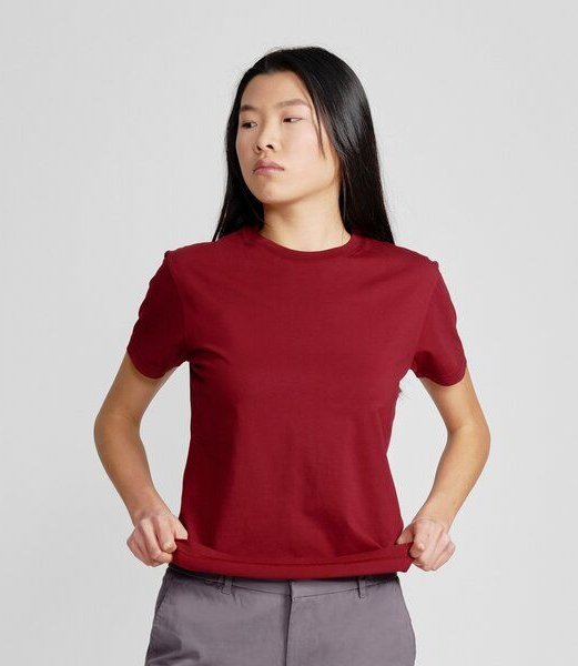 SANVT Das Unisex T-Shirt - Dunkelrot