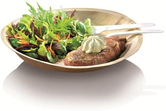 naturesse® 25 Teller aus Palmblatt Ø 18 cm