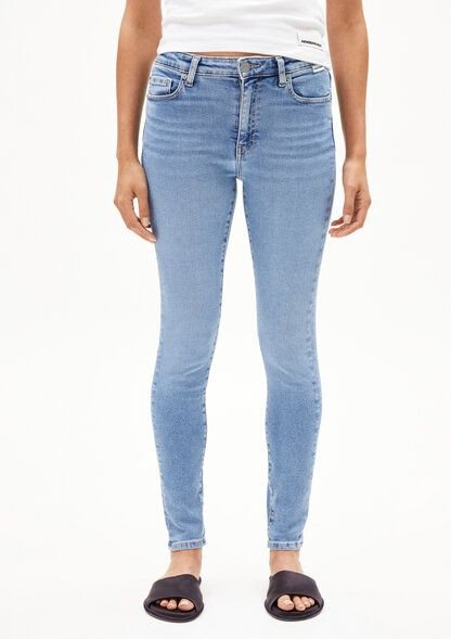 Thumbnail - ARMEDANGELS TILLAA - Damen Skinny Jeans Mid Waist Bio-Baumwoll Mix X-Stretch