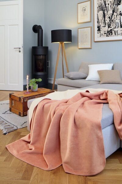 Thumbnail - biederlack Wohn-und Kuscheldecke "Duo Cotton" tolle Farben