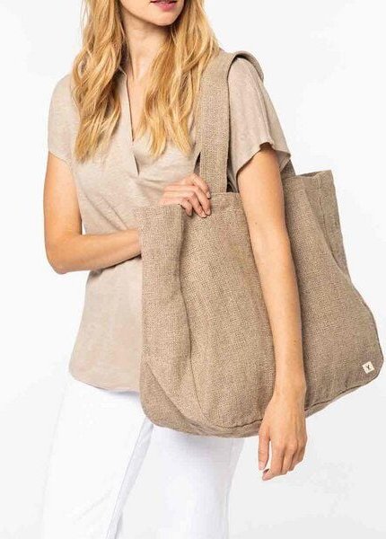 YTWOO Große Shopping Bag aus Jute | Tasche | nachhaltig