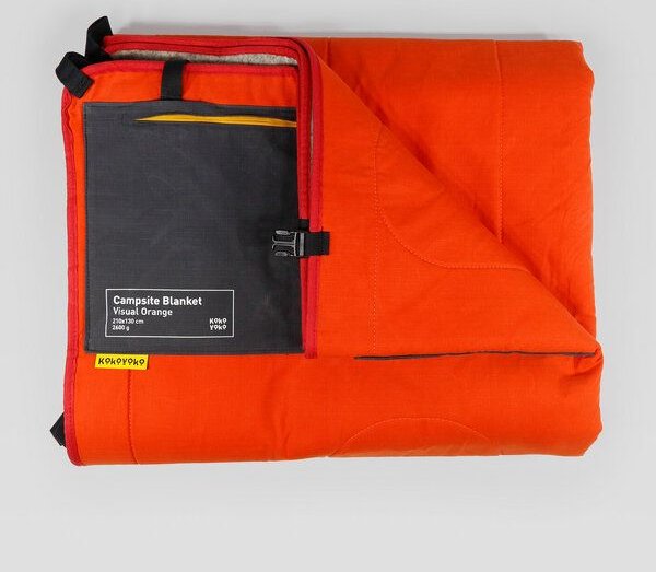 KOKOVOKO Outdoordecke CAMPSITE BLANKET Visual Orange