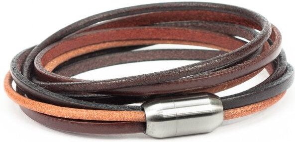 Simaru Echtleder- /Wickelarmband für Damen & Herren mit Magnetverschluss