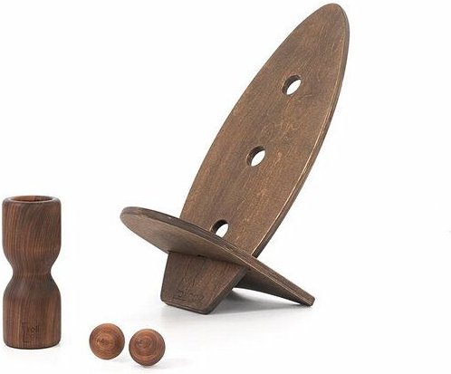 rollholz Balance Board Set klein| FSC | Hergestellt im Schwarzwald