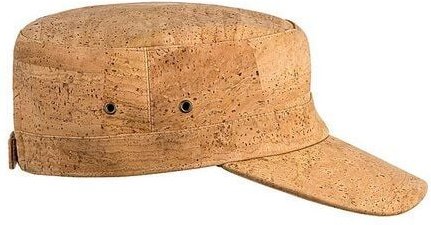 Kork-Deko Army Cap aus Kork | military cap aus Kork - beige - Natürlich & Nachhaltig