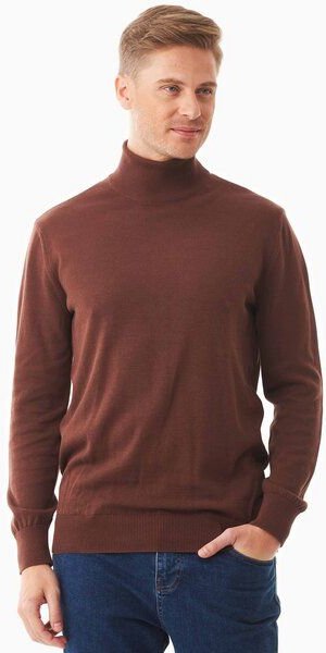 ORGANICATION Rollkragenpullover aus Bio-Baumwolle