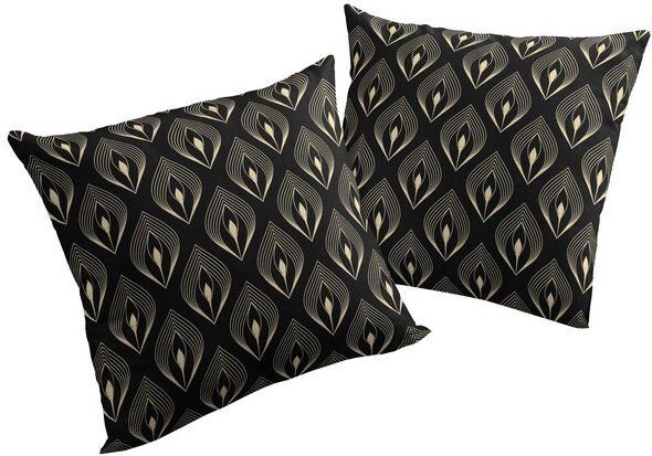 Nature by Adam Kissenhülle aus 100% Bio-Baumwolle - Made in Germany - Feathers