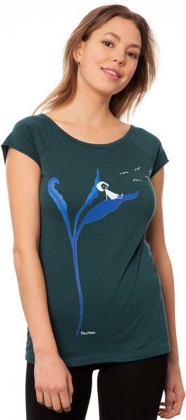 FellHerz Damen T-Shirt Relaxn deepteal