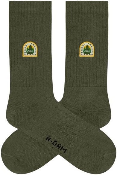 A-Dam Dunkelgrüne Socken Forest Fanatic