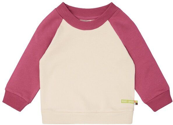 loud + proud Babys & Kinder Sweatshirt mit Raglanärmeln, GOTS-zertifiziert