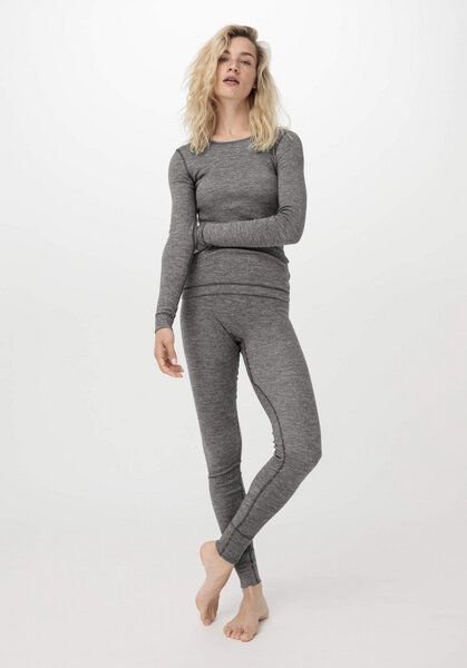 hessnatur Langarm-Shirt mit Bio-Merinowolle und Seide