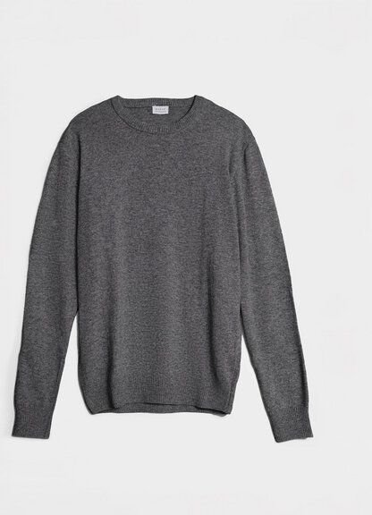 SANVT Der Merino Pullover - Grau