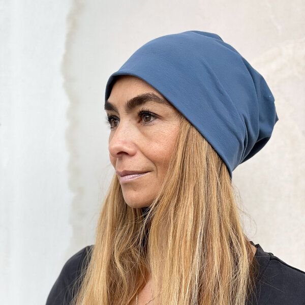 Liebe Deinen Planeten Bio Beanie in 3 Größen Herren & Damen in vielen Farben bequeme Jersey Mütze aus Bio Baumwollmix