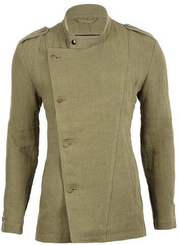De IONESCU 100% Hanf Military Jacke, Army Officer Jacke