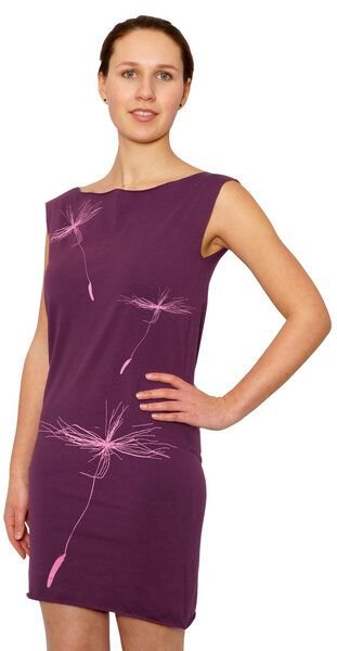 HANDGEDRUCKT "Löwenzahnsamen" Bio-Kleidchen