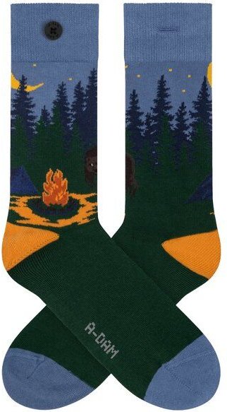 A-Dam Grüne Socken Green Camp Trip