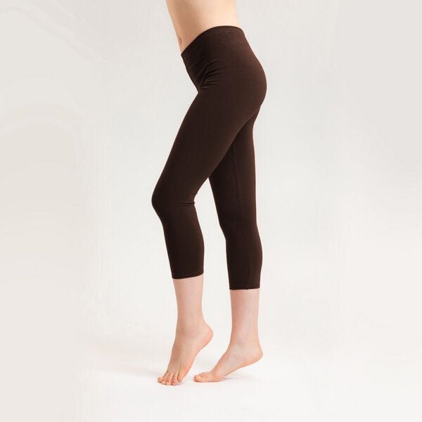 Frija Omina Bio Capri Leggings, 3/4 Leggings dunkel