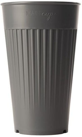 reMAIN MAINcup - 4 St. nachhaltige Mehrweg-Trinkbecher 400 ml aus recyceltem Kunststoff – Bruchfest, Spülmaschinenfest &...