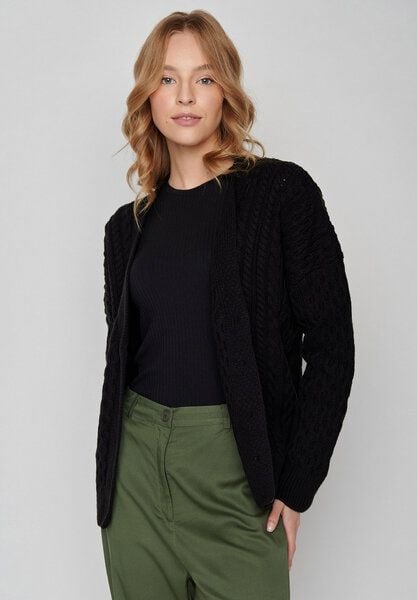 GREENBOMB Chic – Bequeme Strickjacke aus Bio-Baumwolle / GOTS / Fair & Vegan