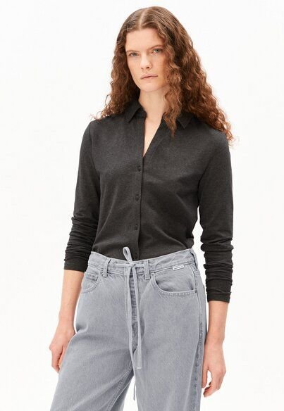 ARMEDANGELS NALAANNIA Damen Bluse aus Bio-Baumwoll Mix