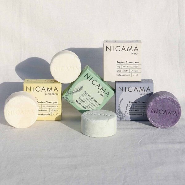 Festes Shampoo 4er Set - NICAMA