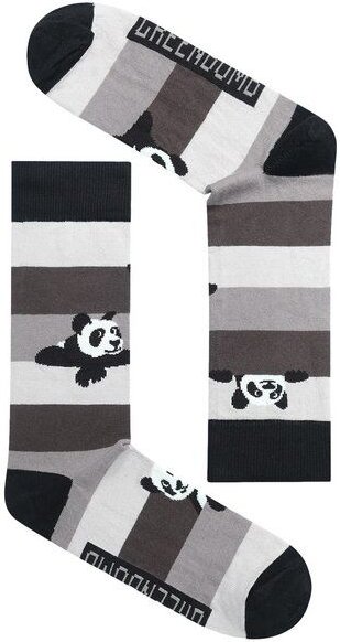 GREENBOMB Socken Animal Panda Stripes Mix