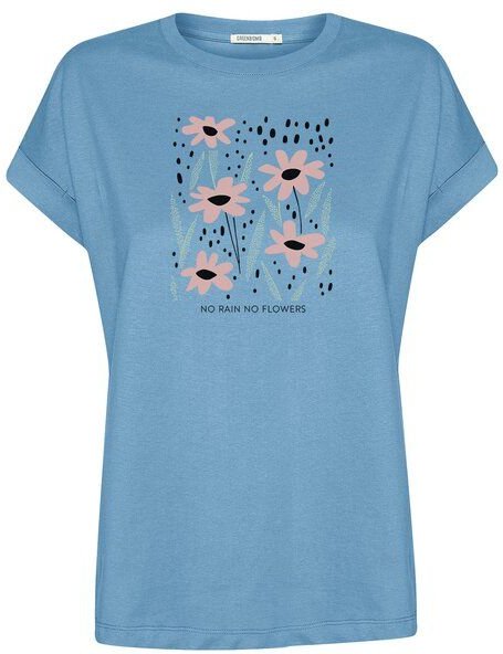 GREENBOMB T-Shirt No Rain Loony Glacier Blue