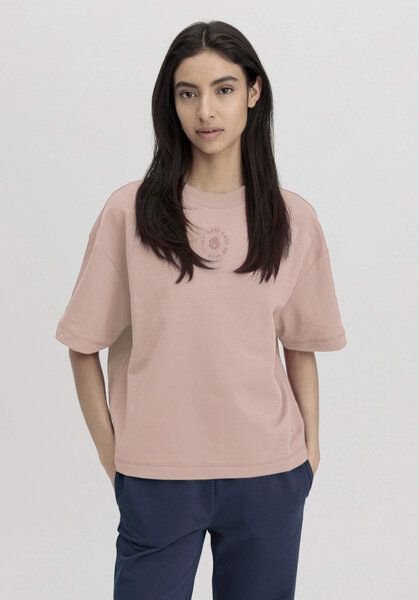 hessnatur T-Shirt Cropped Oversize aus Bio-Baumwolle mit Kapok