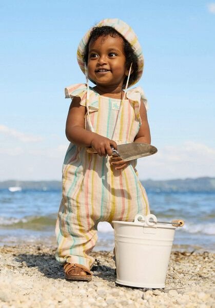 hessnatur Musselin Strampler aus reiner Bio-Baumwolle