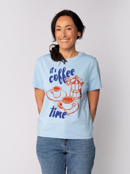 watapparel T-Shirt Frauen Its coffee time