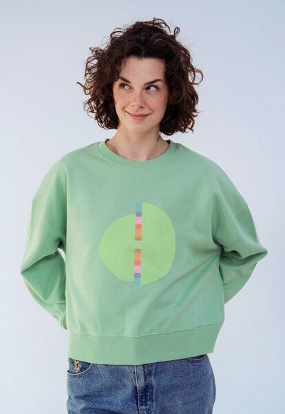 Kultgut Artdesign - Biofair- Pulloversweater im Boxistyle / Over The Rainbow