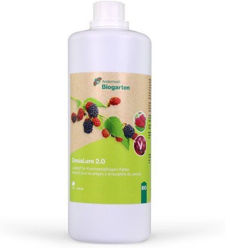 Andermatt Biogarten Drosal Pro – Falle zur Überwachung und zum Abfangen der Kirschessigfliege an Beeren und Obst