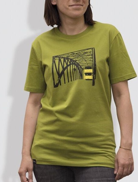 little kiwi Frauen T-Shirt, "Stadtrundfahrt", Moss Green