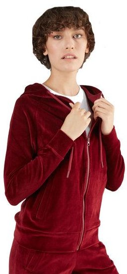 Leela Cotton Damen Nicky Kapuzenjacke Bio-Baumwolle Jacke Hoodie1271