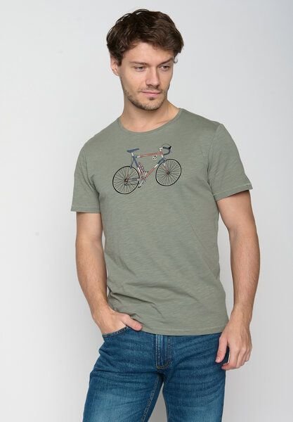 GREENBOMB Bike Mikkel Spice - Lässiges T-Shirt aus Bio-Baumwolle / hochwertiger Print / GOTS / Fair & Vegan