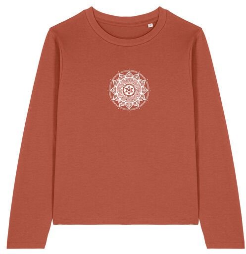 Brandless Basic Bio Damen Longsleeve Anahata Chakra 180 g/m² XS - XXL